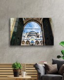 İstanbul Sultan Ahmet Camii Kapısı Cam Tablo